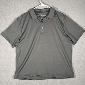 Mizzen + Main Polo Shirt Men’s Size XL Heather Grey Golf Polo Athleisure